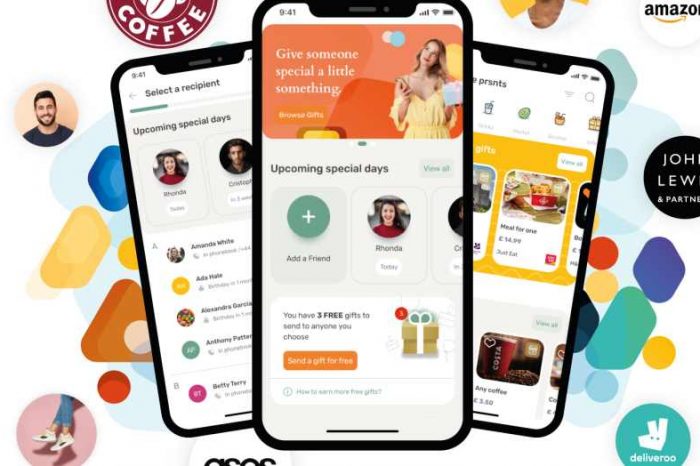 UK instant gifting app Prsnt launches from beta to enable users to choose gifts from hundreds of the UK’s high street brands