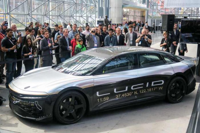 Luxury electric vehicle startup and Tesla rival Lucid Motors' market cap hits $91 billion, surpassing Ford Motors