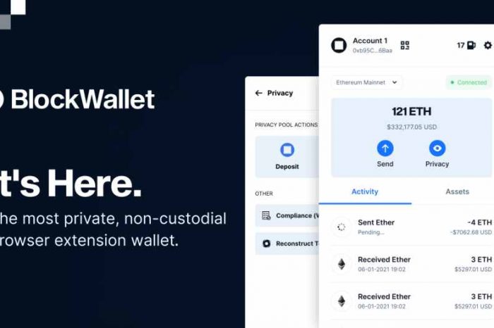 BlockWallet launches the world's first privacy-focused web3 browser wallet