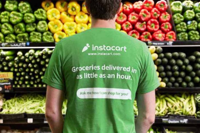 On-demand grocery delivery startup Instacart cuts its valuation by about 40% to $24 billion to reflect selloff in tech stocks