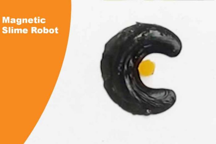 Scientists have developed a magnetic slime robot that could be deployed inside the body to retrieve objects swallowed by accident