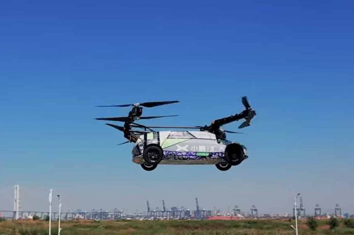 This Chinese tech startup mounts drones on a car and flies it: Watch