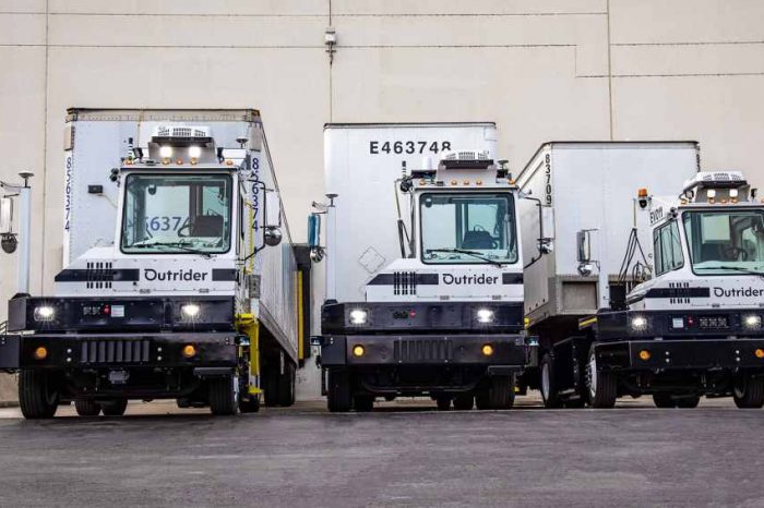 Self-driving tech startup Outrider raises $73 million in funding to scale up its autonomous yard trucks