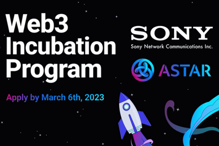 Sony partners with Astar Network to launch a joint Web3 incubation program