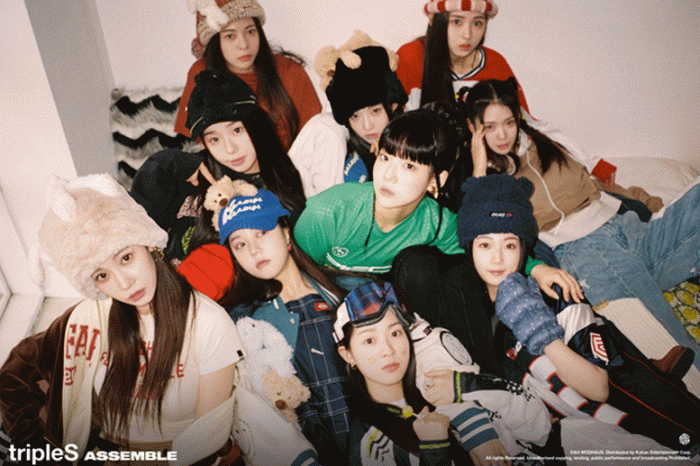 Girl Group tripleS makes a K-pop splash with a new fan-curated album, Assemble
