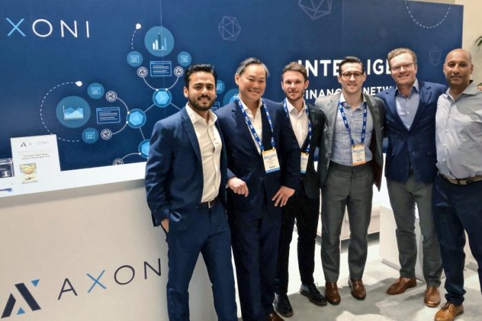 Axoni raises $20 million in equity funding to build blockchain software for financial institutions