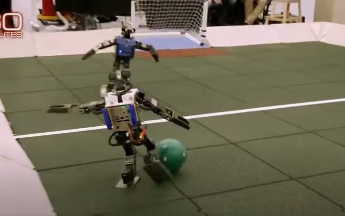Google DeepMind AI-powered robots taught themselves to play soccer without being programmed by humans