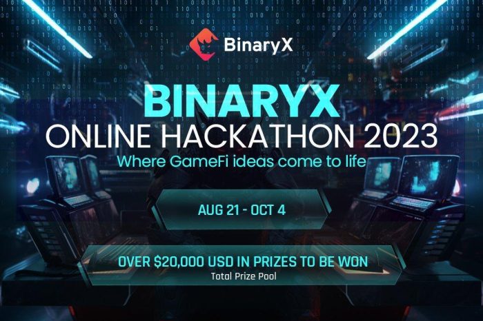 BinaryX Hackathon: US$25,000 Cash Prizes For Gaming Developers Looking to Shape the Future of GameFi