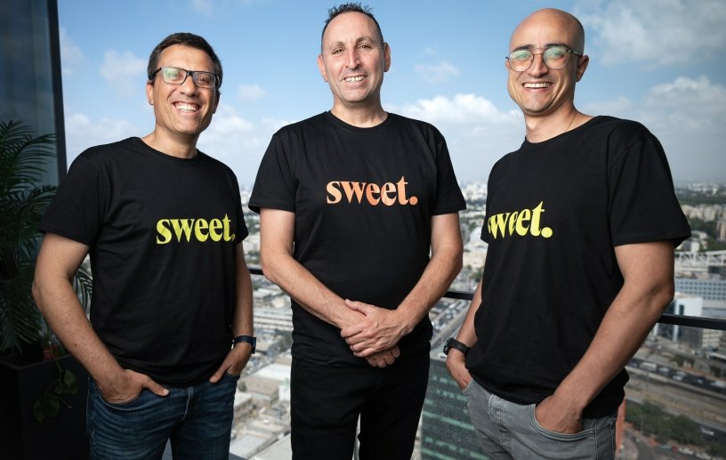 Sweet co-founders (left to right): Eyal Fisher, Dror Kashti, and Orel Ben-Ishay