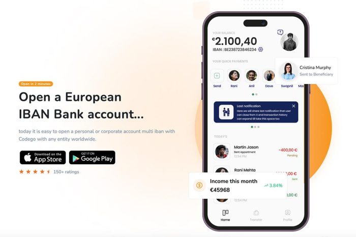 Codego Group Launches CodegoPay - An All-In-One Payment App with IBANs, Cards, and Crypto-EURO Conversions