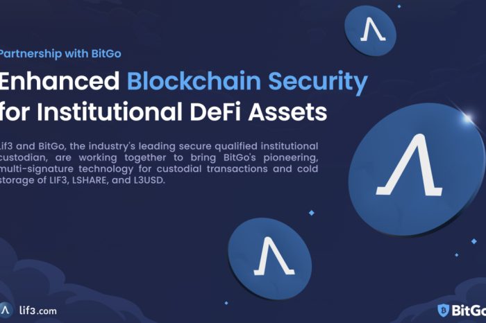 Lif3 partners with BitGo to Enhance Blockchain Security for Institutional DeFi Assets