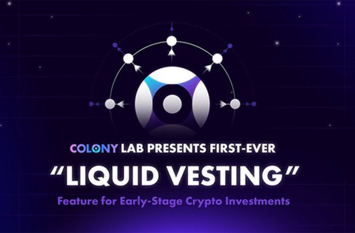 Colony Lab unveils first-ever decentralized fundraising platform with "liquid vesting" 