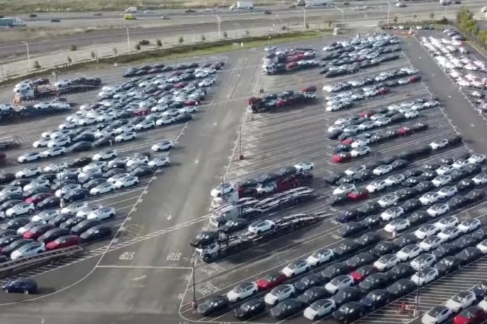 Thousand of unsold Tesla cars pile up in abandoned mall parking lots; 46,561 more vehicles produced than delivered in Q1 2024