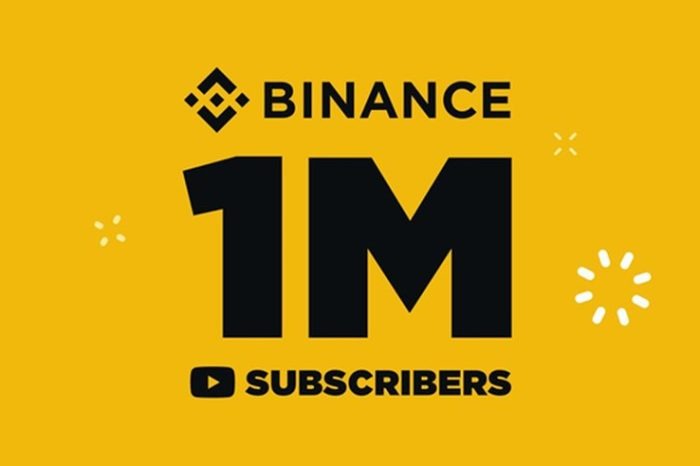 Binance becomes first crypto brand to reach one million YouTube subscribers