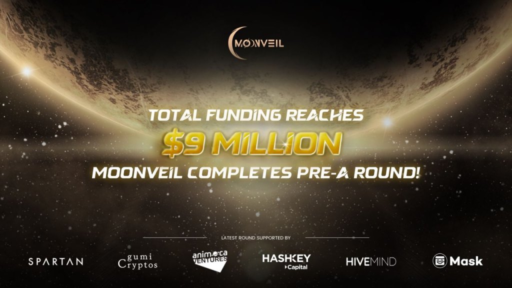 Gaming L2 Moonveil Extends Pre-Series A Funding Round to $9 million