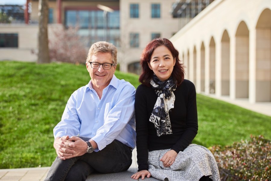 Fei-Fei L and, Bill Gates at the launch of New Stanford AI Institute