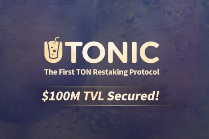 UTONIC Protocol raises $100M TVL for TON's first restaking solution