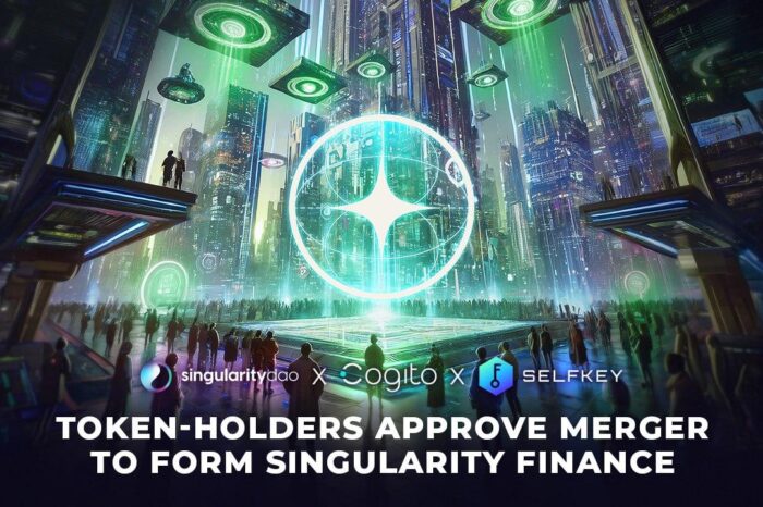 SingularityDAO, SelfKey and Cogito Finance Token-Holders Approve Merger to Form Singularity Finance