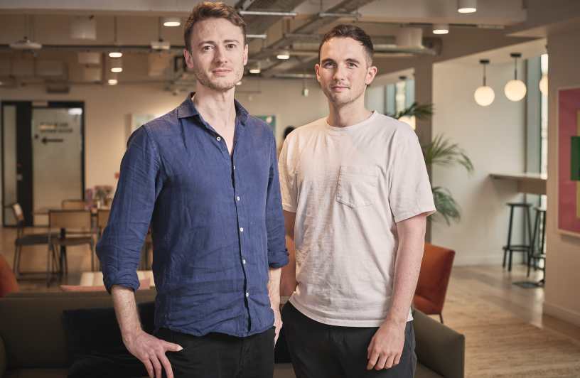 Stackflix founders: Paddy Stobbs and Camin McCluskey