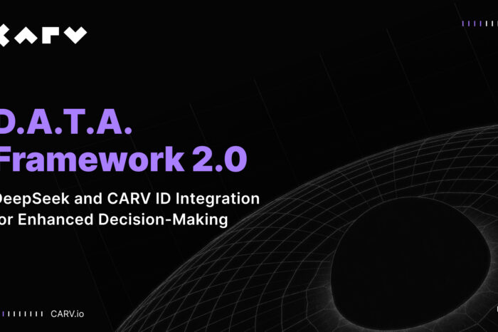 CARV’s D.A.T.A. Framework 2.0: DeepSeek and CARV ID Integration for Enhanced Decision-Making