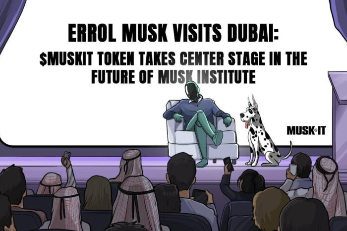 Errol Musk Visits Dubai: $MuskIt Token Takes Center Stage in the Future of Musk Institute