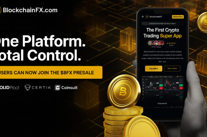 BlockchainFX Raises $7.24M in Presale as First Multi-Asset Super App Connecting Crypto, Stocks, and Forex Goes Live in Beta