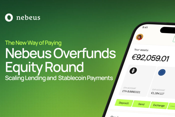 Nebeus Overfunds Equity Crowdfunding Campaign with €3.6M Raised, Reflecting Growing Demand for Regulated Crypto–Finance Solutions