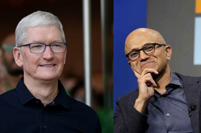 Apple and Microsoft each hit $4 trillion market cap milestone, trail Nvidia’s $4.6 trillion lead