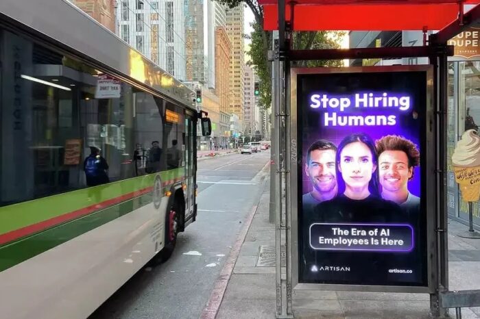 ‘Stop Hiring Humans’: Billboards Across the U.S. Promote Replacing Millions of Jobs With AI and Robotics