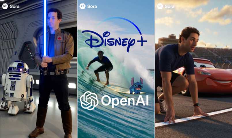 Disney invests $1 billion in OpenAI to bring Star Wars, Marvel and Pixar characters to Sora AI video generator