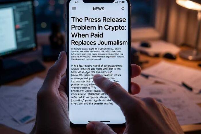 The Press Release Problem in Crypto: When Paid Visibility Replaces Journalism