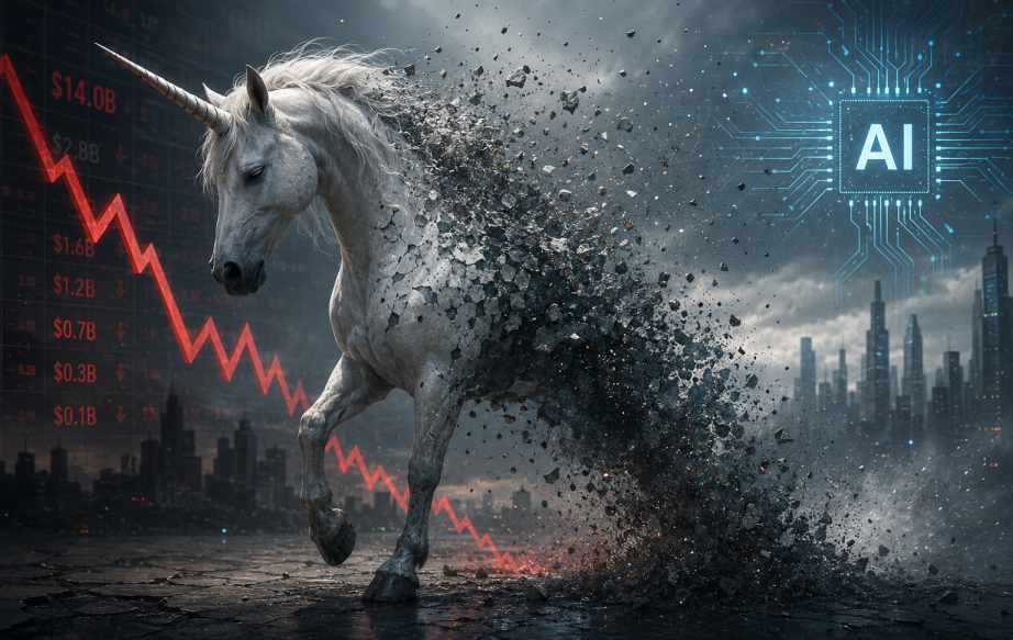 AI is killing the unicorns: More than 220 unicorn startups are now worth less than half their peak value