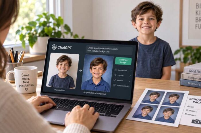 Parents are using ChatGPT to create their kids’ school photos instead of paying up to $60 for traditional photo packages