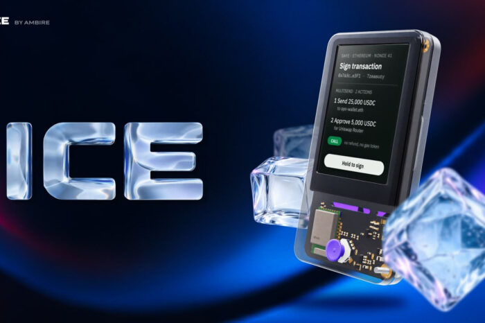 Ambire Unveils ‘Ice’ Hardware Wallet Built for Safe Smart Accounts
